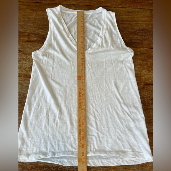 Madewell 100% Cotton Women’s Tank Top V Neck White Classic Size Small - Picture 8 of 9